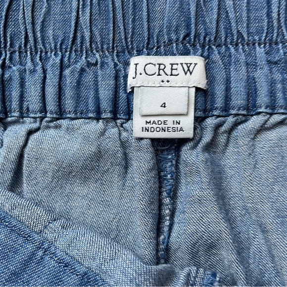 J. Crew Cotton/Linen Blend Cropped Culottes - Picture 5 of 10